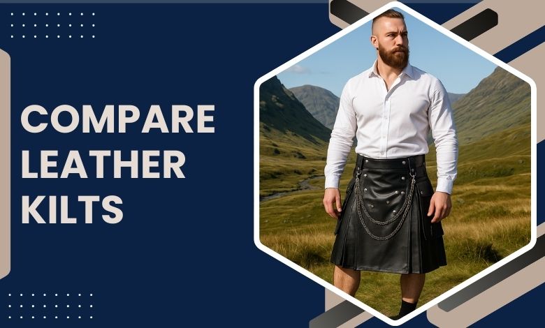 Compare Leather Kilts According to Your Style!