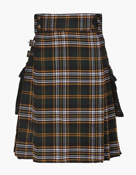 Traditional New Heritage of Ireland Tartan Utility Kilt