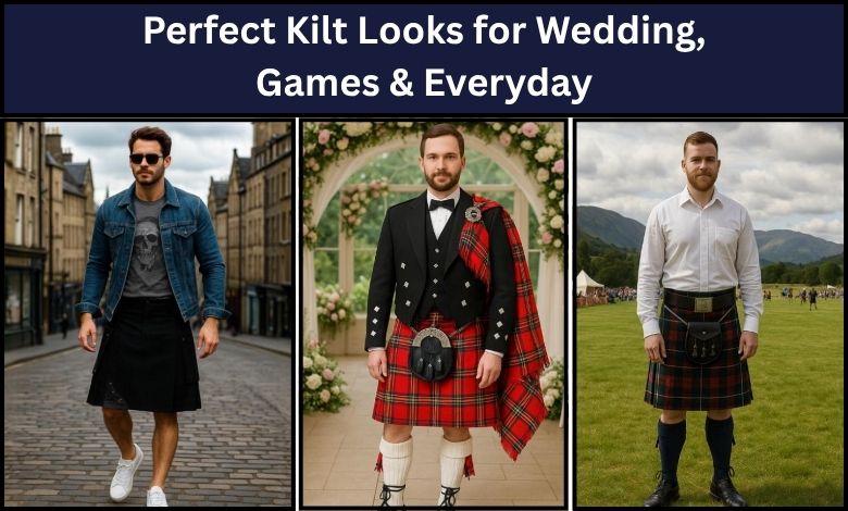 Perfect Kilt Looks for Wedding, Games & Everyday