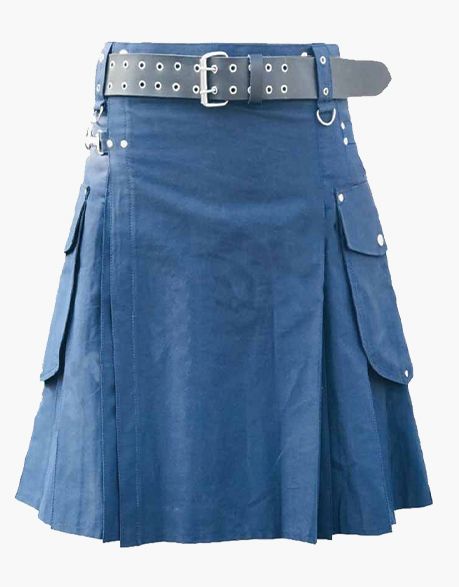 Navy Blue Utility Kilt