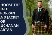 Choose the Right Sporran and Jacket for Buchanan Tartan