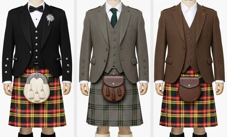 Kilt Outfit Options with the Buchanan Tartan