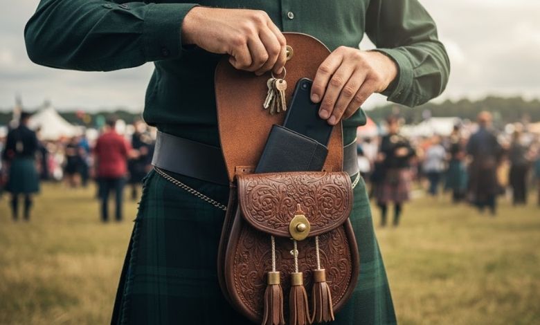 Functional Purpose of Leather Sporrans