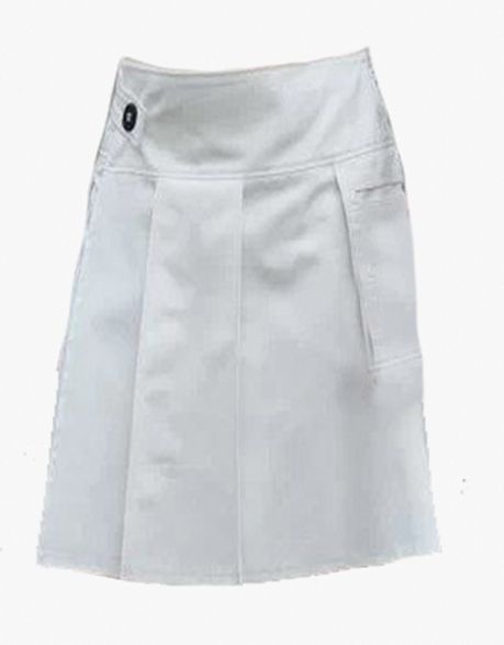 Mens Falcon White Utility Kilt