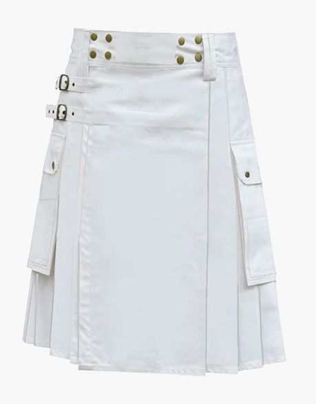 White Utility Kilt