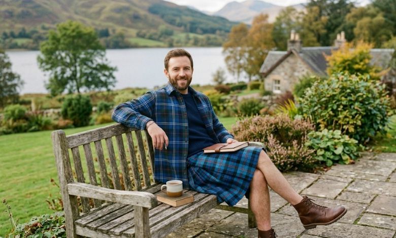 You Are Calm and Trustworthy - Blue-Based Tartan