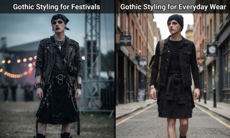 How to Style a Gothic Utility Kilt