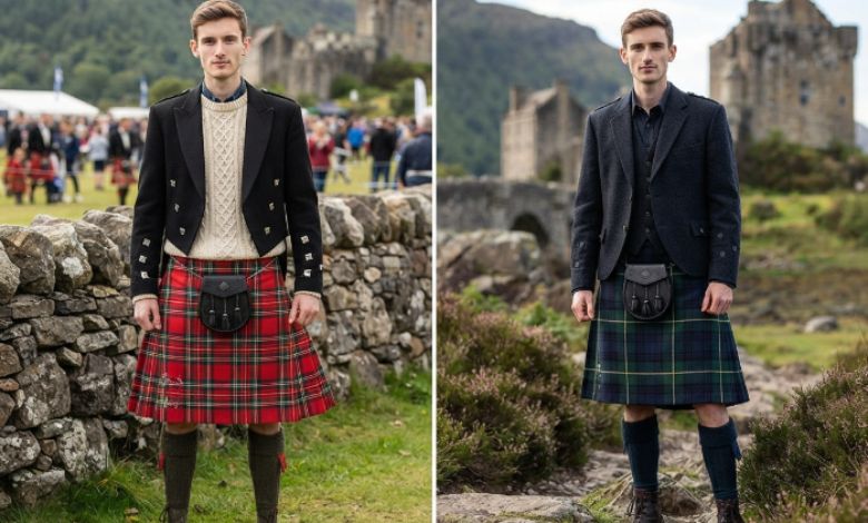 Tartan Selection for Slim or Lean Body Types