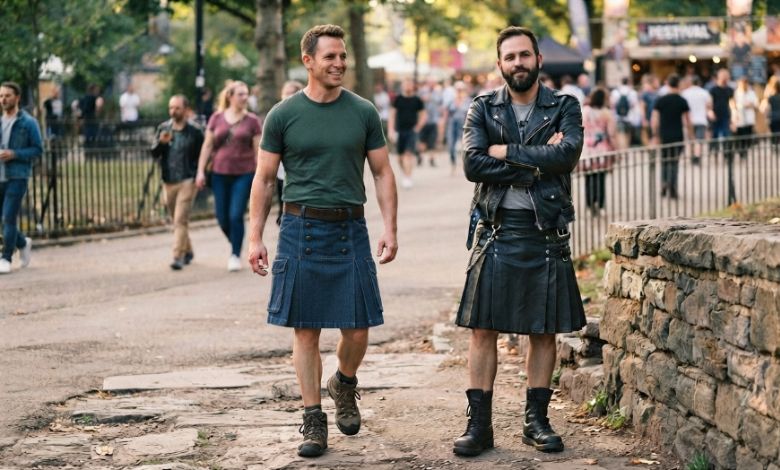 Comparing Denim Kilts and Leather Kilts for Daily Wear