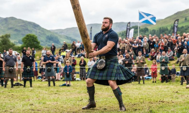 Kilts at Highland Games