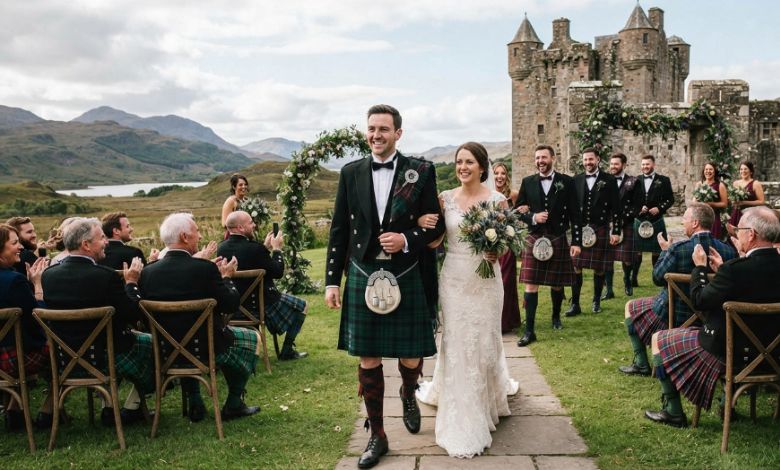 Kilts in Scottish Weddings