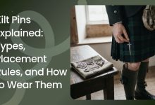 Kilt Pins Explained_ Types, Placement Rules, and How to Wear Them