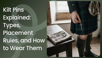 Kilt Pins Explained_ Types, Placement Rules, and How to Wear Them